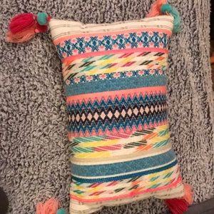 Aztec throw pillow